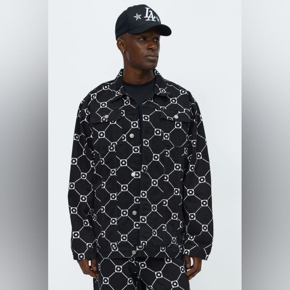Southpole Monogram Anorak Jacket - Black